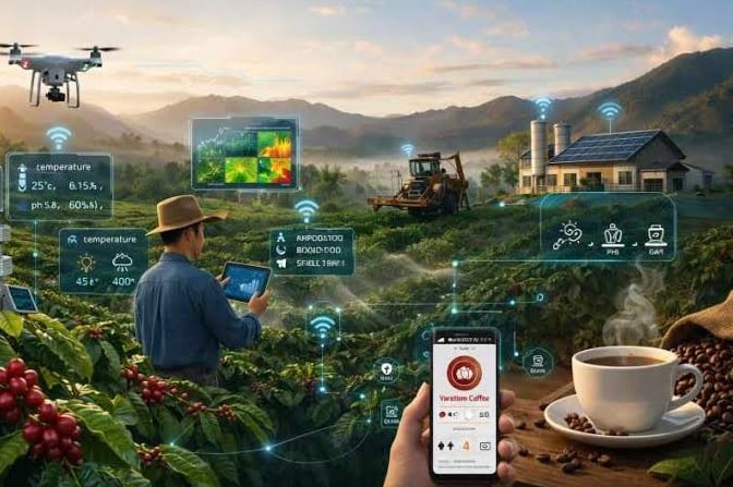 sản xuất cà phê 1